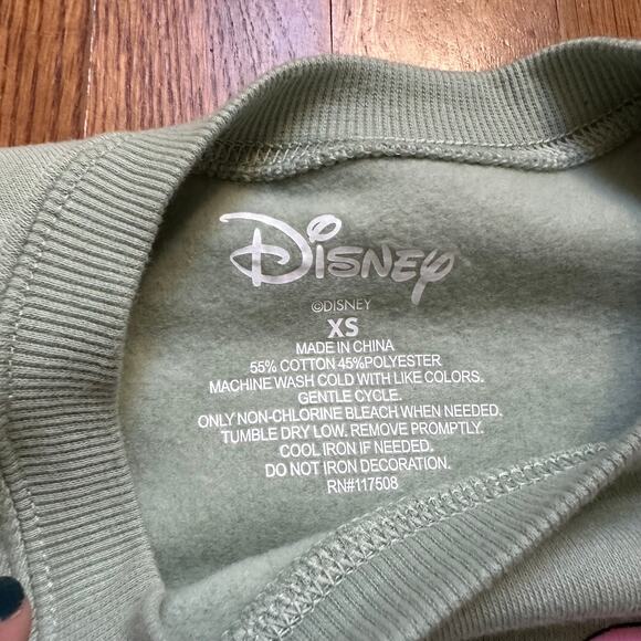 Disney Mint Green Bambi Soft Oversized Sweatshirt - Picture 4 of 5